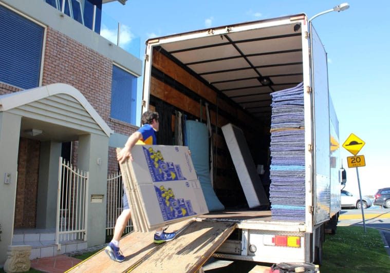 Our Removalists Loading The Truck On The Gold Coast